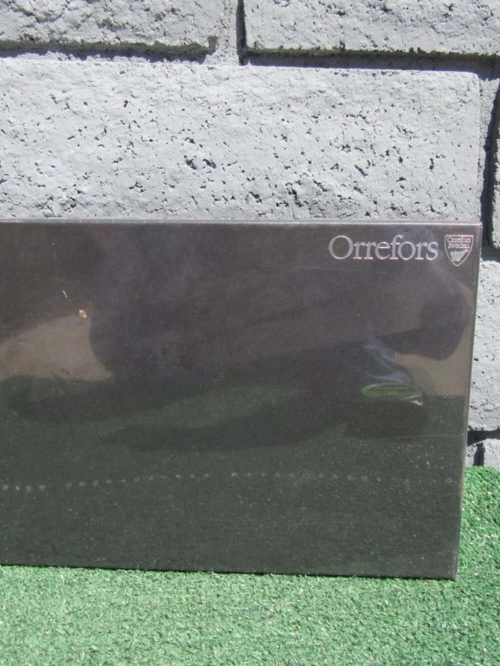 Brand New Orrefors Helena Champagne Flute Set of 2 Crystal Glasses
